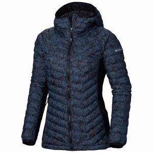 Columbia Powder Lite™ Hooded Jacka Dam Marinblå (BNTHQ6723)